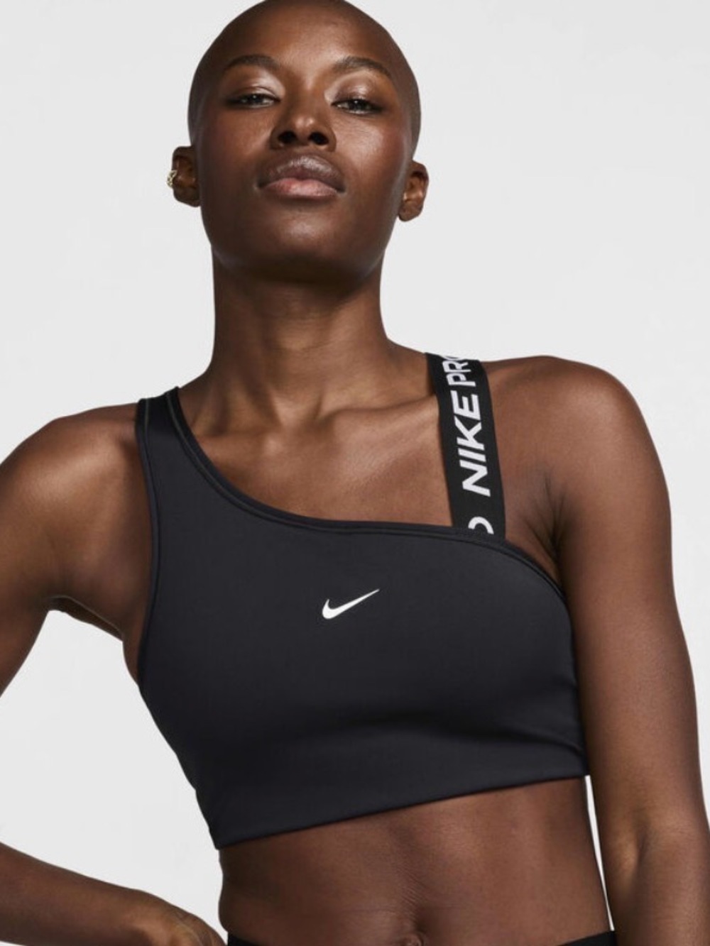 Nike Pro Swoosh Asymmetrical Sports Bra